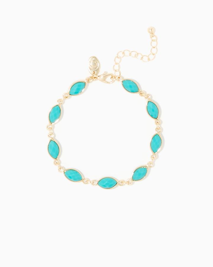 Charming Charlie Faceted Teardrops Bracelet