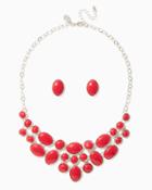 Charming Charlie Marina Cabochon Necklace Set