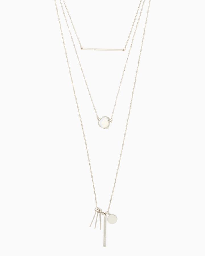 Charming Charlie Mod Trio Layered Necklace