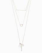 Charming Charlie Mod Trio Layered Necklace