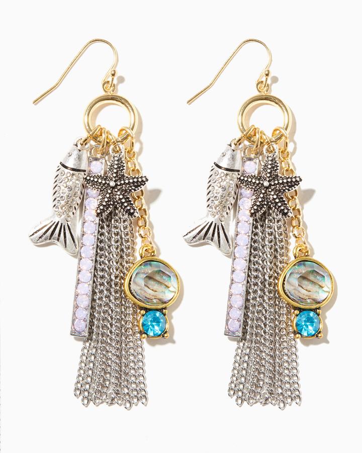 Charming Charlie Fishing For Style Earrings