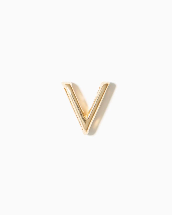 Charming Charlie Initial V Slider Charm