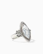 Charming Charlie Howlite Marquise Ring