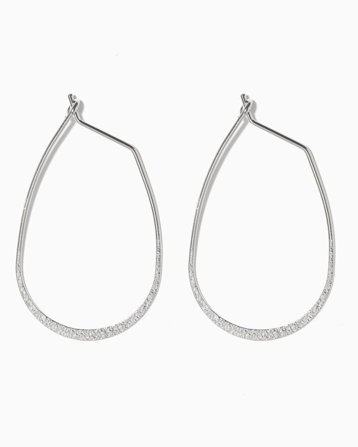 Charming Charlie Oval Stardust Hoops