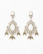 Charming Charlie Beyond The Baguette Statement Earrings