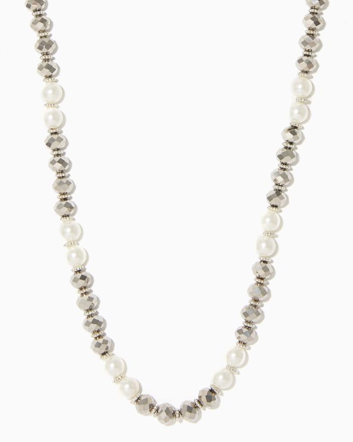 Charming Charlie Ryan Faceted Bead Necklace