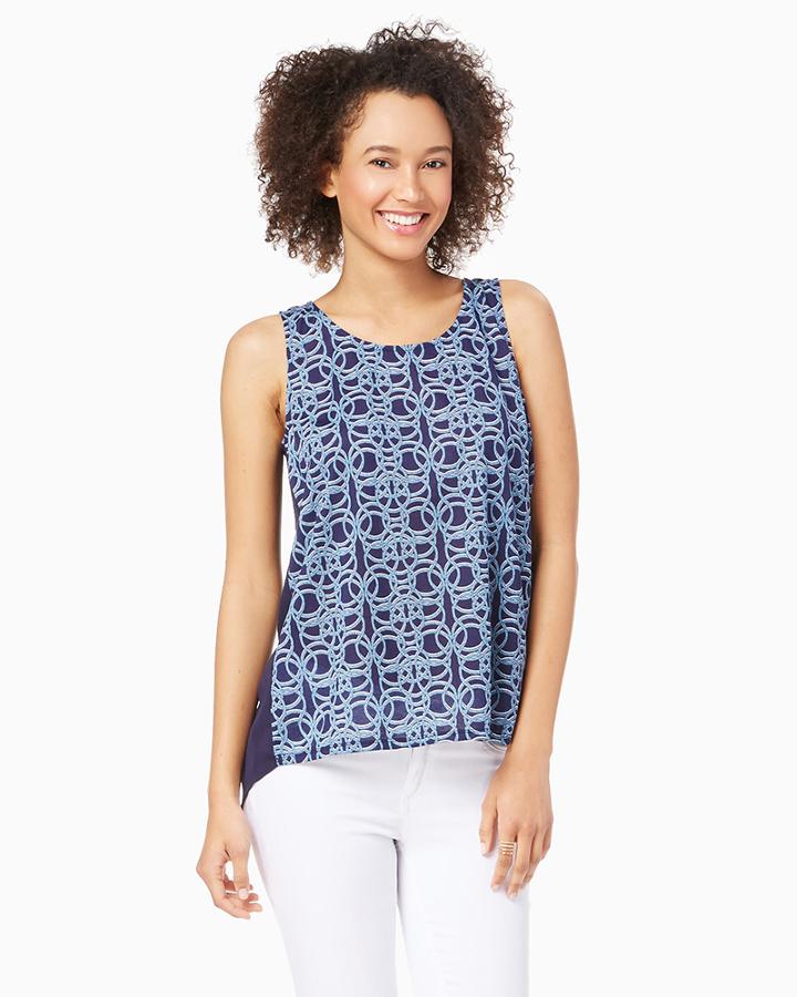 Charming Charlie Playful Twist Peekaboo Tank