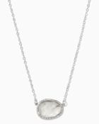 Charming Charlie Asymmetric Stone Pendant Necklace