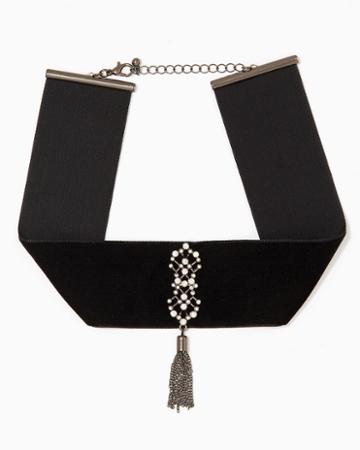 Charming Charlie Enchanting Velvet Choker Necklace