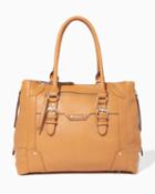 Charming Charlie Oversized Buckle Tote