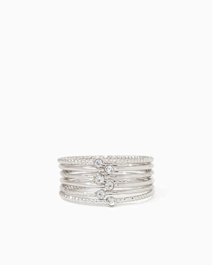 Charming Charlie Dainty Solitaire Ring Set