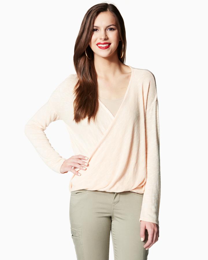 Charming Charlie Thursday Wrap Around Top