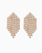 Charming Charlie Disco Cupchain Fringe Earrings