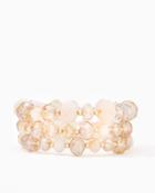 Charming Charlie Keen Crystal Stretch Bracelet Set