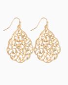Charming Charlie Oasis Scalloped Drop Earrings