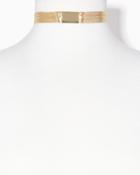 Charming Charlie Bianca Plated Choker Necklace