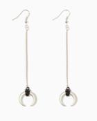 Charming Charlie Crescent Craft Drop Earrings
