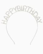 Charming Charlie Rhinestone Happy Birthday Headband