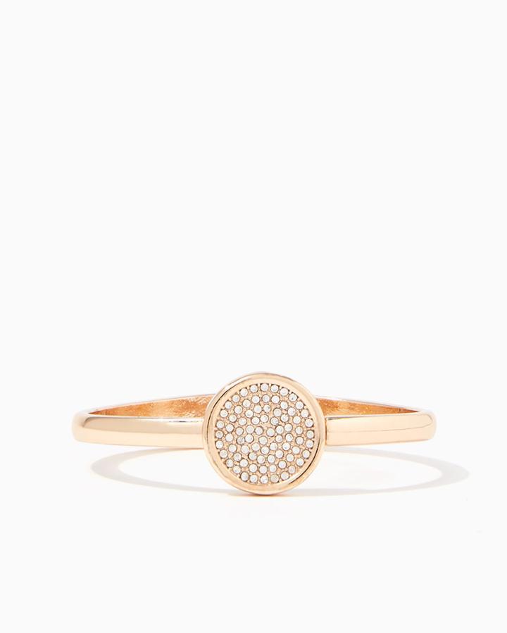 Charming Charlie Pav Shield Hinge Bracelet
