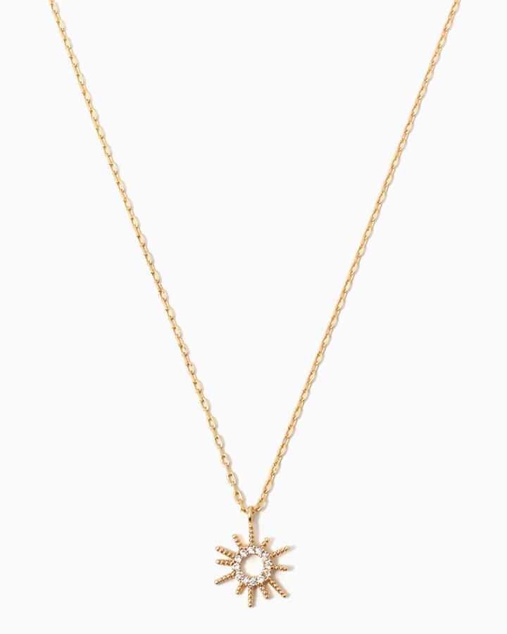 Charming Charlie Twinkling Sun Necklace