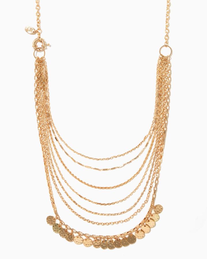 Charming Charlie Shaky Coin Multi-way Necklace