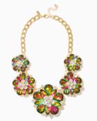 Charming Charlie Gigi Floral Bib Necklace