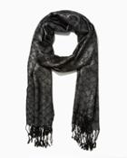 Charming Charlie Shimmery Leopard Print Long Scarf