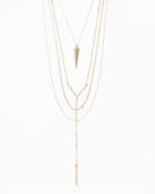Charming Charlie Dagger Layered Necklace