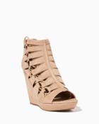 Charming Charlie Carri Cage Wedge Sandals