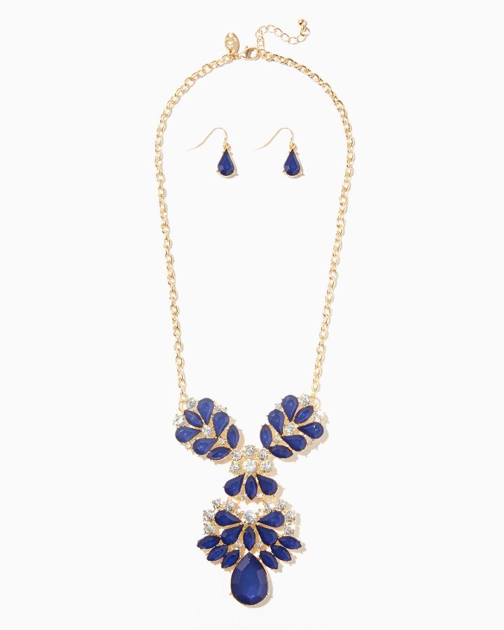 Charming Charlie Ravishing Clusters Y Necklace