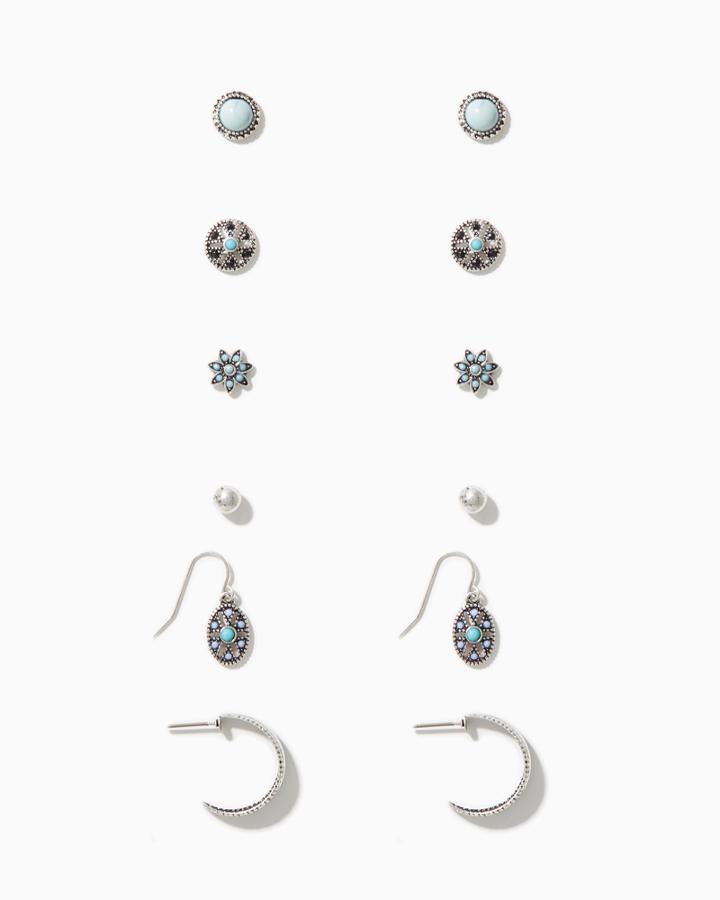 Charming Charlie Turquoise Temptation Earring Set