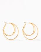 Charming Charlie Caroline Multi Tier Hoops