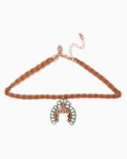 Charming Charlie Squash Blossom Choker Necklace
