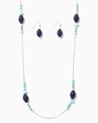 Charming Charlie Bright & Beaded Necklace Set
