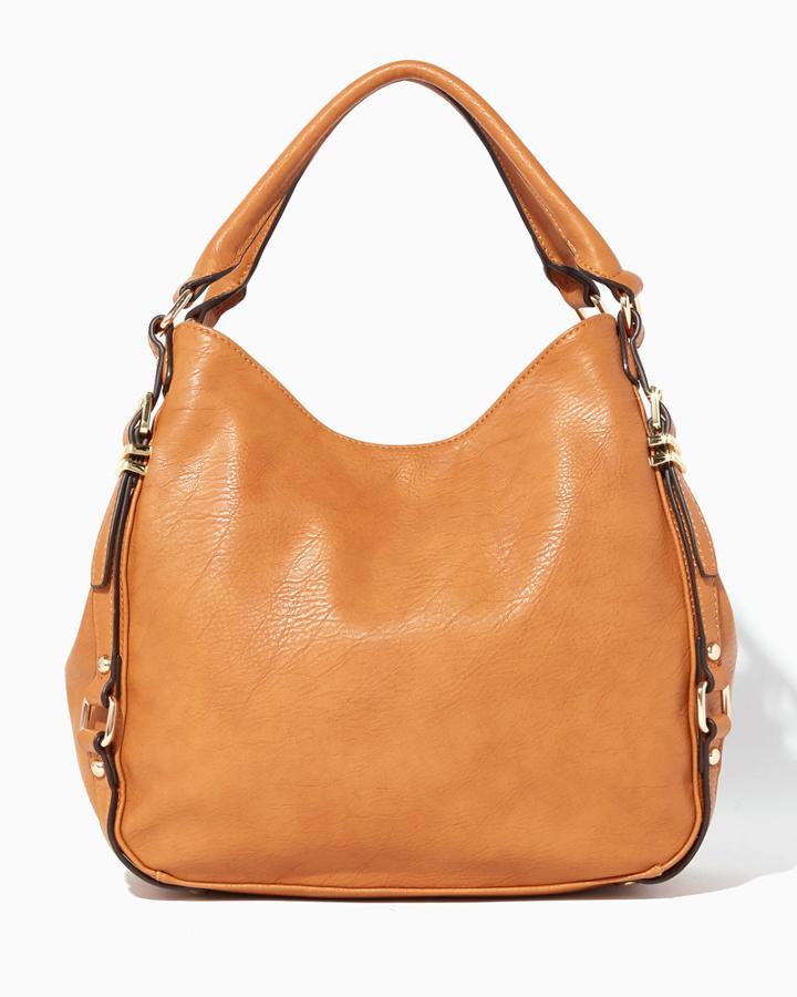 Charming Charlie Calley Multi-buckle Hobo Bag
