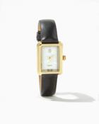 Charming Charlie Classic Deco Leather Watch