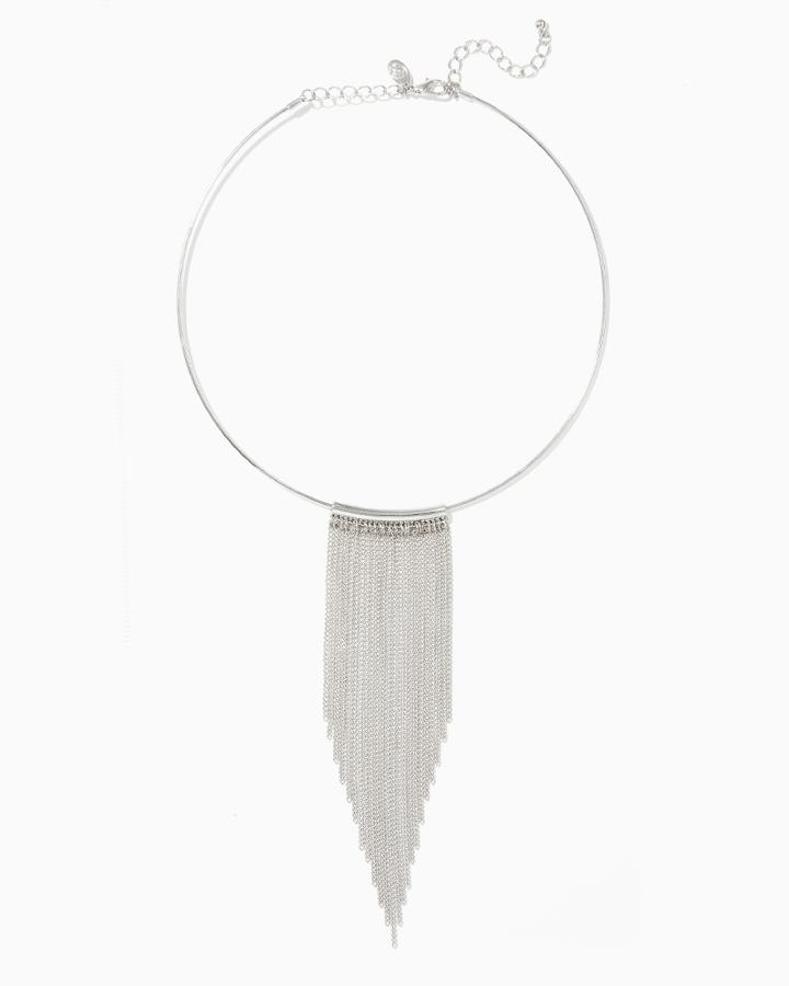 Charming Charlie Waterfall Chain Collar Necklace