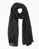 Charming Charlie Sparkling Panel Wrap Scarf