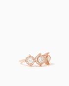 Charming Charlie Sparkling Stones Rose Gold Ring