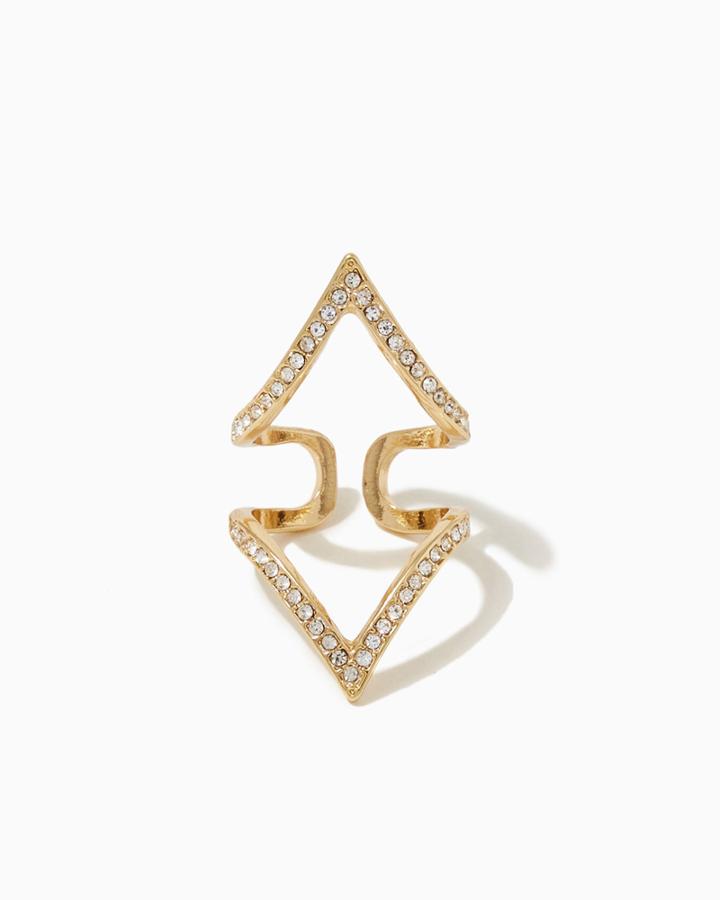 Charming Charlie Split Row Cocktail Ring