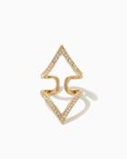Charming Charlie Split Row Cocktail Ring