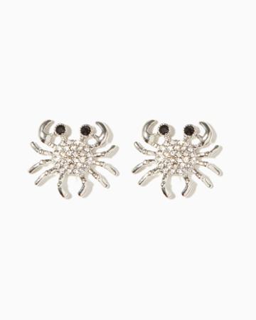 Charming Charlie Pav Crab Stud Earrings