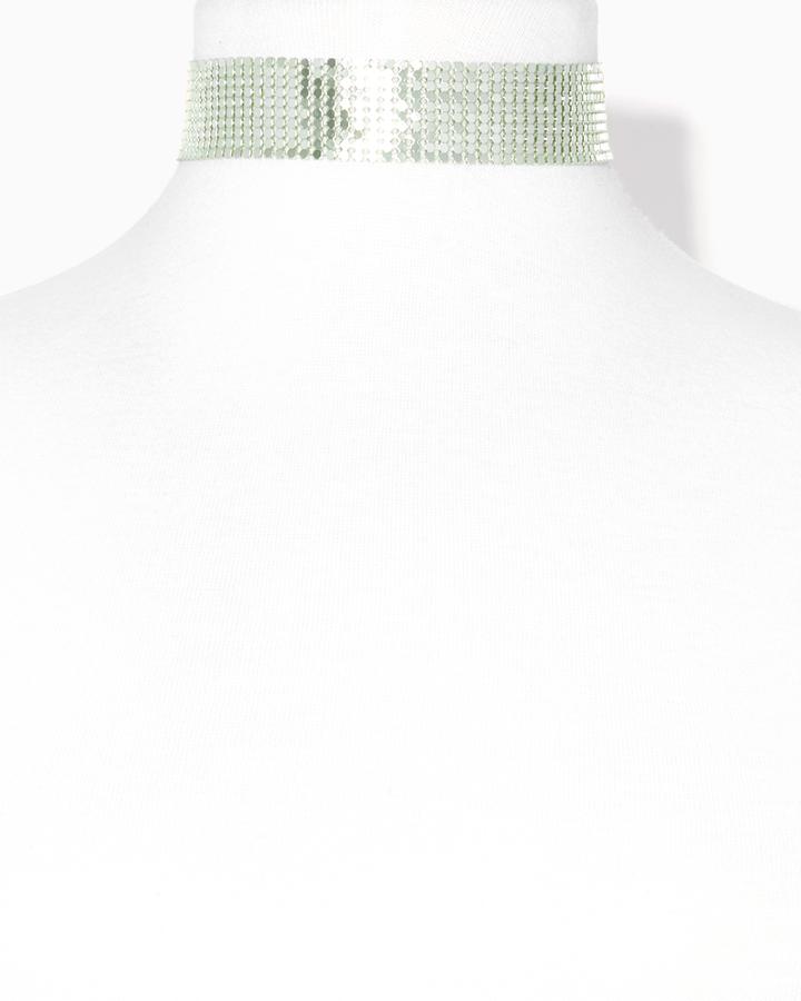 Charming Charlie Disco Mesh Choker Necklace