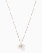 Charming Charlie Chiffon Bloom Pendant Necklace