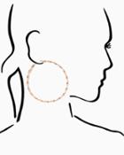 Charming Charlie Favia Helix Hoops