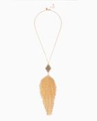 Charming Charlie Phara Fringe Necklace