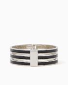 Charming Charlie Striped Hinge Bracelet