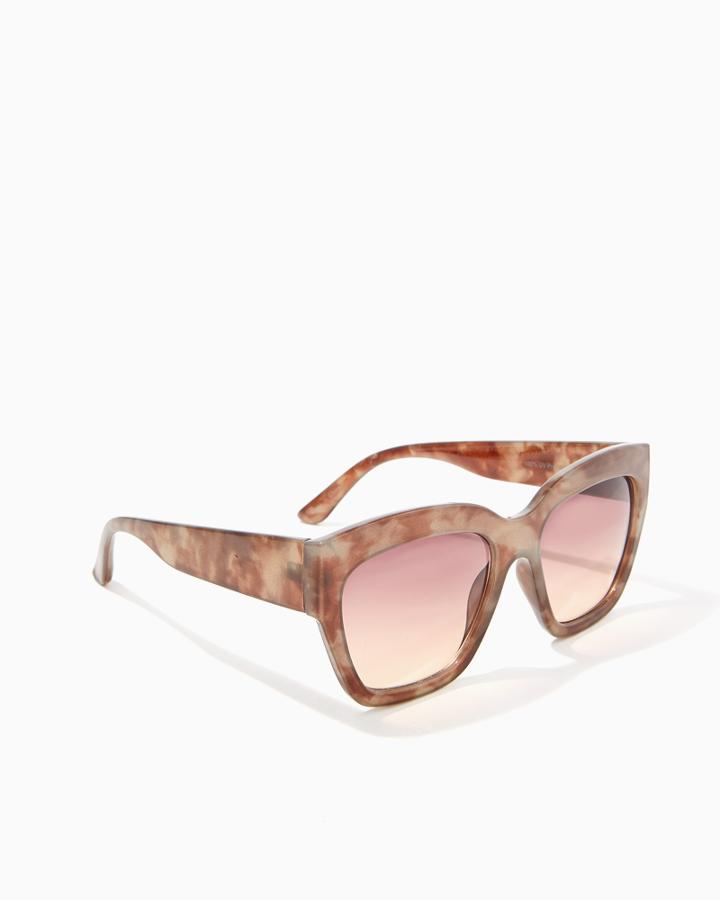 Charming Charlie Marble Geometric Sunglasses