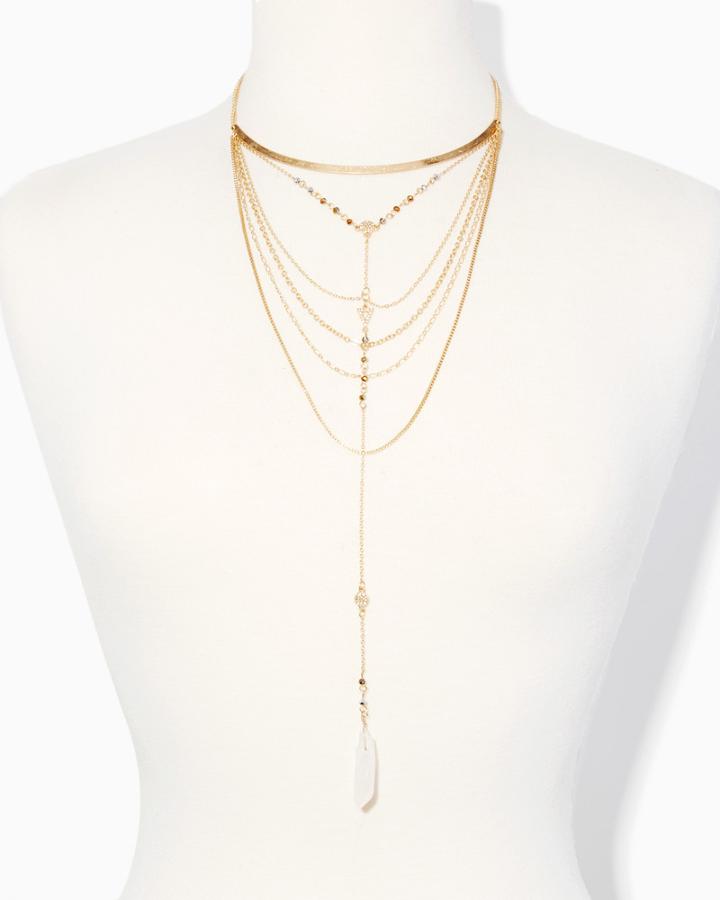 Charming Charlie Layered Collar Necklace