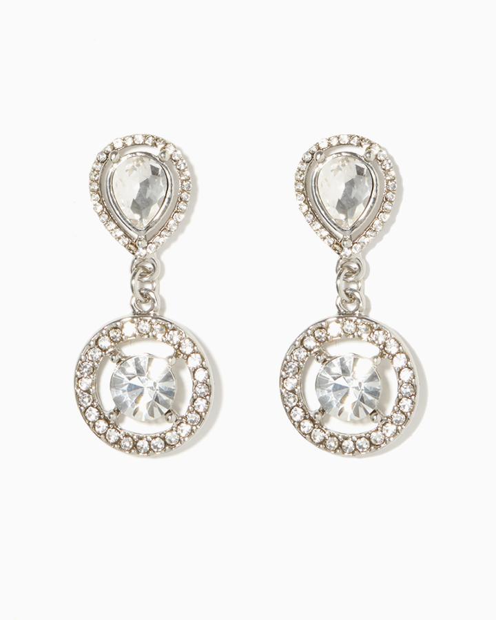 Charming Charlie Gyre Halo Drop Earrings